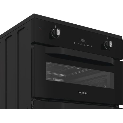 Hotpoint Electric Cooker with Induction Hob - Black - Control panel